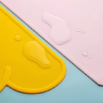 زیرانداز سیلیکونی ظرف آب و غذای سگ و گربه مدل کلود-1