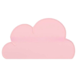 زیرانداز سیلیکونی ظرف آب و غذای سگ و گربه مدل کلود-صورتی