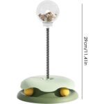 سایز اسباب بازی تعاملی گربه توپ به همراه مخزن تشویقی