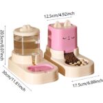 ظرف آب و غذای مخزنی Rabbit مخصوص سگ و گربه-1