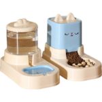 ظرف آب و غذای مخزنی Rabbit مخصوص سگ و گربه-آبی