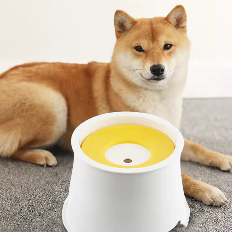 ظرف آبخوری ضد جلبک سگ و گربه مدل دایره ای 1 لیتری