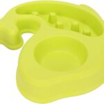 ظرف غذای دوقلو آرام خور سگ و گربه مدل ماهی