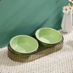 ظرف غذای سگ و گربه دوقلو شاین