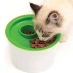 ظرف غذای مخزن دار تعاملی گربه