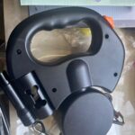 لیش و قلاده دو قلو سگ قابل تنظیم مدل اتوماتیک-مشکی