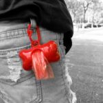 محفظه و کیسه جمع آوری فضولات سگ طرح استخوان-1