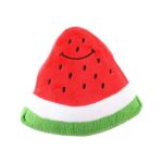 اسباب بازی مخملی صدا دار سگ مدل هندوانه