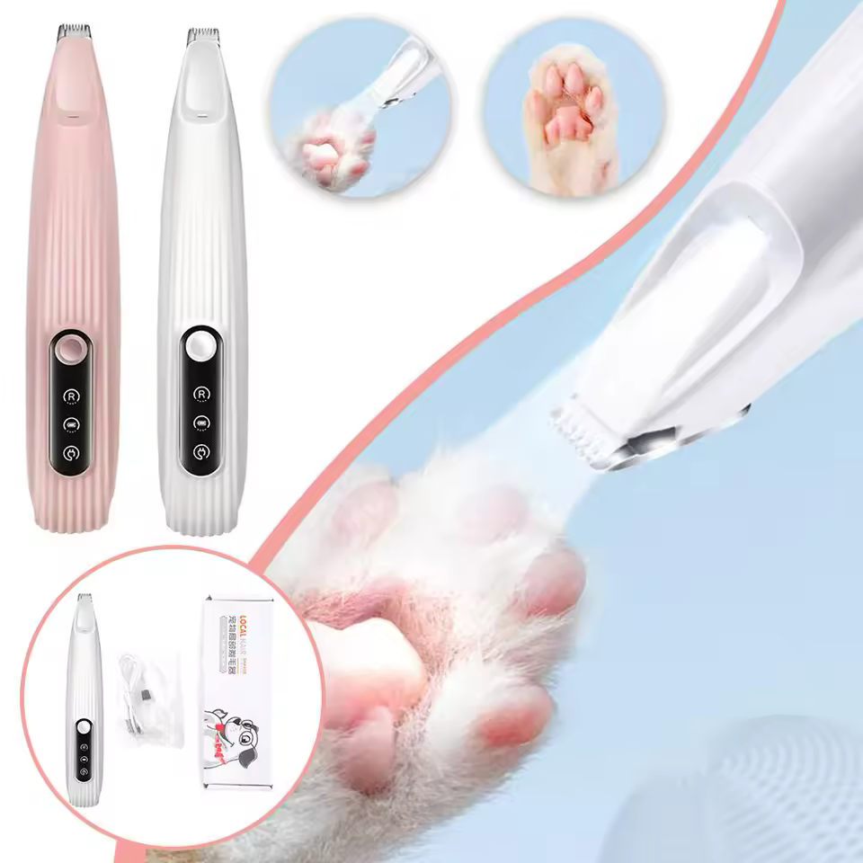 موزر شارژی پنجه، گوش و اطراف چشم سگ و گربه LED دار مدل شاین